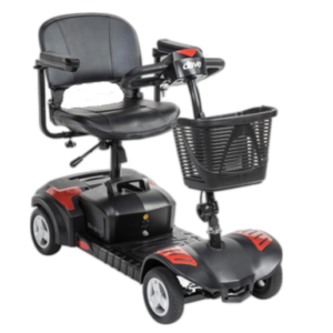4 Wheel Scooter Red